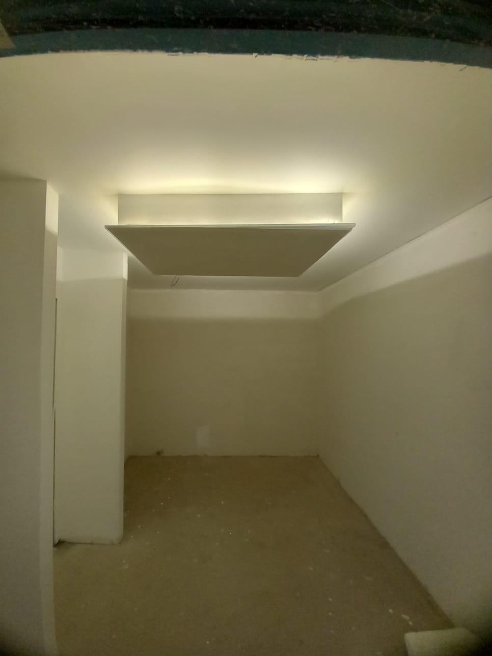 Interrato: controsoffitto in posa